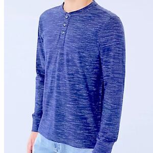 Lee MEN'S LONG SLEEVE HENLEY SHIRT